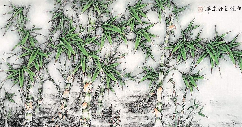Bambou-peinture-chinoise