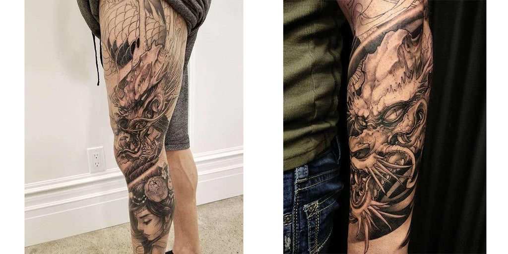 Signification Tatouages Chinois-dragon