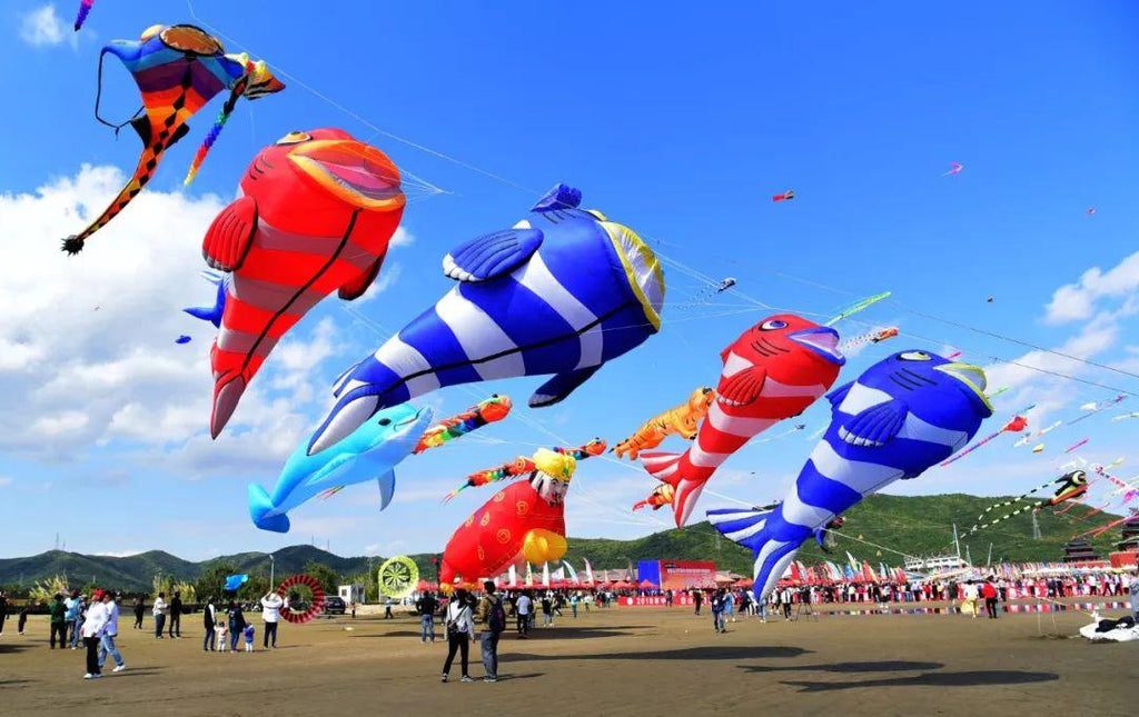 très grands cerfs-volants a Weifang