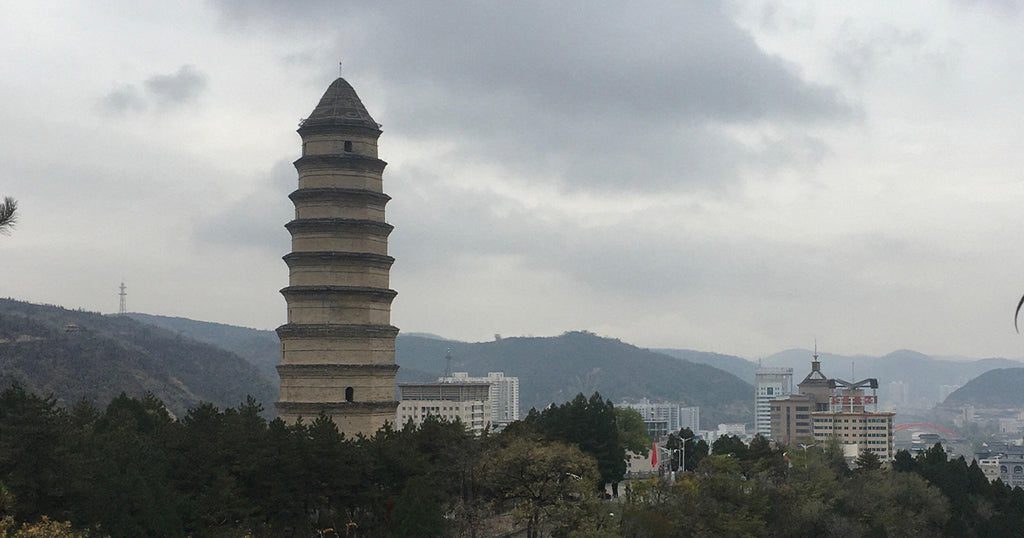 Pagode-dans-une-ville-chinoise